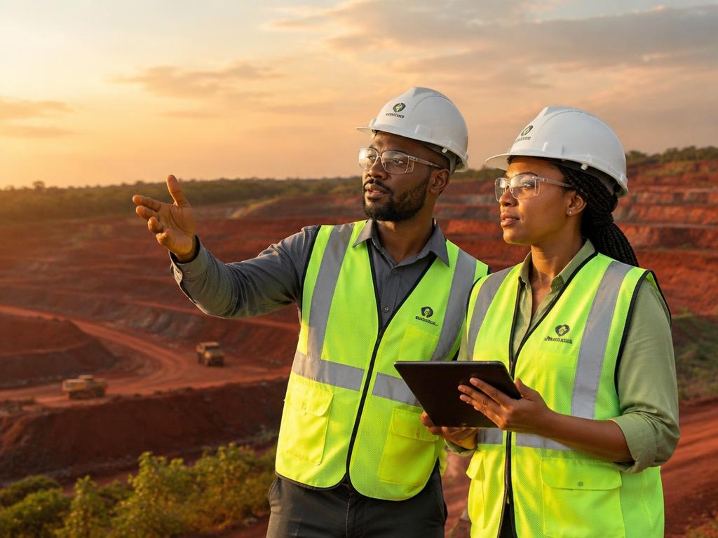 Mines & environnement : équipe de consultants EXACON en mission en Afrique